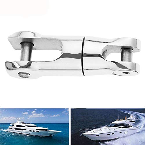 PolarLander 1pc 1/4 - 5/16 Chaîne d'ancrage en Acier Inoxydable Connecteur de chaîne pivotant à 360 degrés pour Bateau Marin