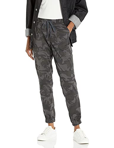 UNIONBAY Women's Stretch Soft Sateen Camo Print Jogger