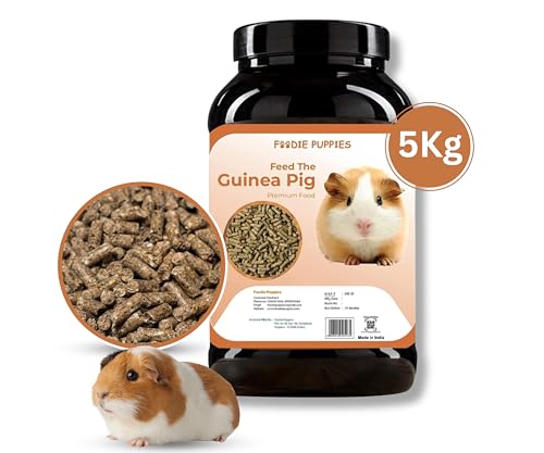 Image of Foodie Puppies Premium Guinea Pig Food Pellets (5 Kg) | Highly Nutritious Diet Essential Ingredients for a Healthy and Active Lifestyle for Adult & Young Guinea Pig
