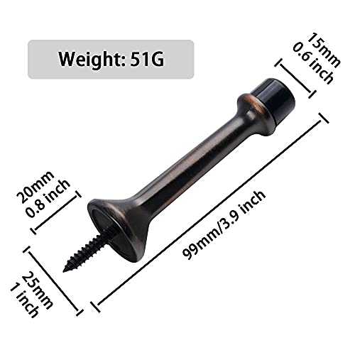 Midofar Z81505 Triumph Hardware 3 Inch Inch Heavy Duty Solid Rigid Door Stop thumb #5
