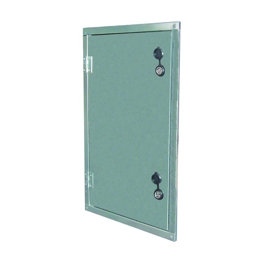 Sportello contatore gas resistente all'acqua in lamiera zincata h60 l40