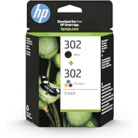 HP 302 Nero e Tricromia, X4D37AE, Confezione da 2 Cartucce Originali, Compatibile con Stampanti...