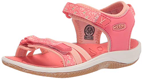 KEEN Little Kid's Verano Open Toe Sandal, Dubarry/Peach Pearl,...