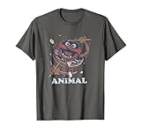 Disney The Muppets Vintage Animal Wild Drummer Bust Through T-Shirt