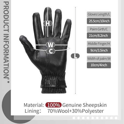 Zhamate Leather Driving Gloves
