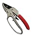 Ratchet Pruning Shears - Sharp 8-inch Garden Hand Pruners - Easy Ratcheting Action - Best Secateurs for Small to Medium Jobs - High Carbon Steel Blade Cuts Wood up to 1" - Makes Pruning Easier - Simple to Lock or Unlock - 100%