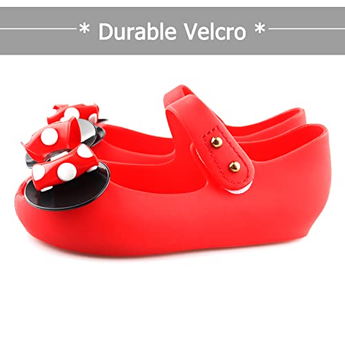 Image of Amtidy Mary Jane Dance Party Cosplay Shoes Girls Sweet Dot Bow Princess Birthday Sandals for Little Girls