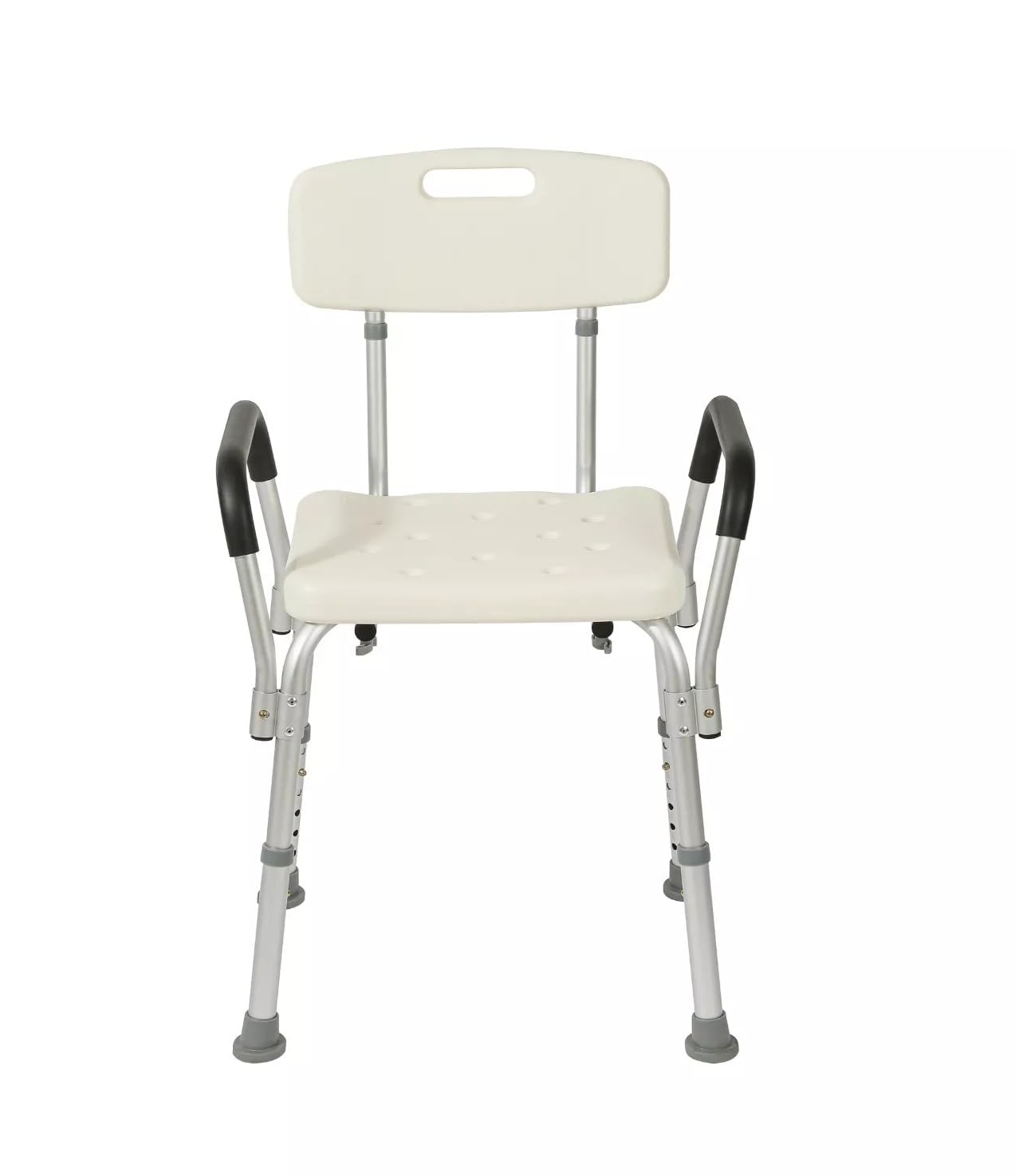 Shower Bench Chair with backrest and Arms Disability Aid for handicapped disabled Seniors & Elderly Spa Bath Organizer Bathroom for Indoor Outdoor Medical Chair Non-Slip Tub Safety (Chair with Arms)