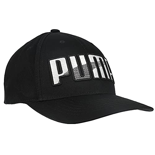 Casquette PUMA Ringer noire avec fermeture ajustable snapback pour homme et femme