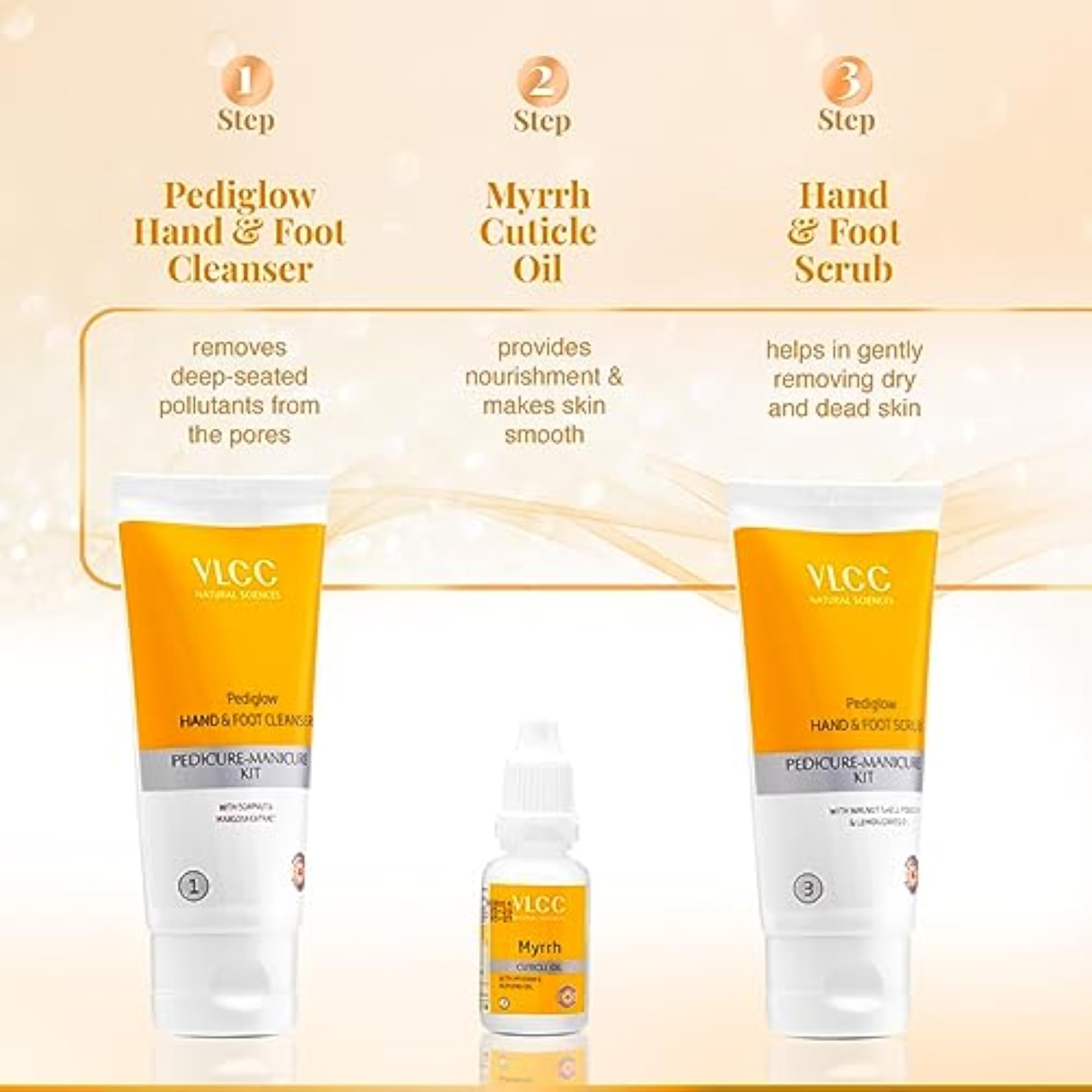 Pedicure - Manicure Hand & Foot Kit, 150g + 60ml