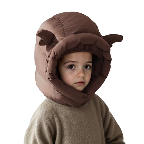 Kids Girl Boy Antler Ushanka Earflap Hat Windproof Winter Warm Cap Trapper Ski Snow Cycling Animal Beanie Hat for 2-10Years