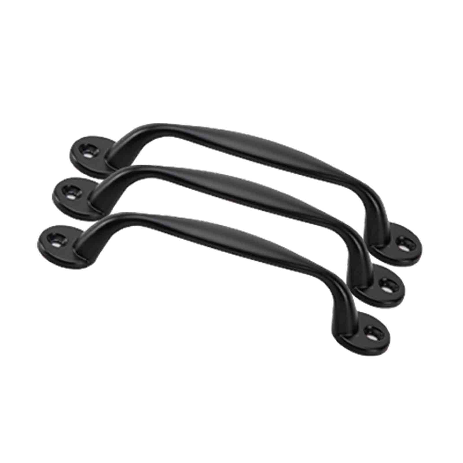 Cabinet Handles Drawer Kitchen Cupboard Handles Pull 3Pcs Kitchen Cupboard Door Wardrobe Hardware Furniture Zinc Alloy Cabinet Door Handle(Hole Distance 120mm,B) (E Hole distance 120mm)