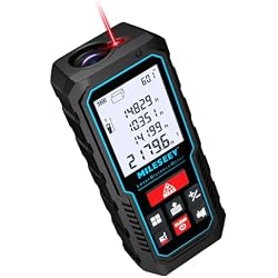 MILESEEY Laser Measure, Laser Measuring Tool with Angle Sensor | 2mm Accuracy, Distance/Area/Volume/Pythagorean Measurement, 2