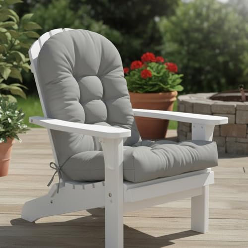 Coussin de chaise à bascule imperméable à dossier haut pour terrasse - 7
