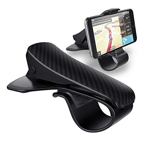 Tsumbay Car Phone Holder Dashboard Cellphone Mount Mobile Clip Stand for GPS and Smart Phone(3.0-6.5inch) (Striped) - Thumbnail 7