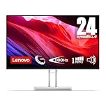 Lenovo L24i-4A 24 Inch PC Monitor | FHD, 1080p, 48-100Hz, IPS, 4ms, VGA and HDMI