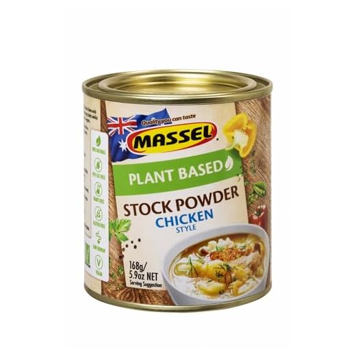 Massel, Bouillon Stock Powder - No MSG, Gluten-Free, Chicken Flavour - 168 g, Pack of 1 Canned Soup Stock