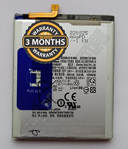 Image of THE BATTERY STORE Orignal Battery EB-BA546ABY for Samsung Mobile Please Carefully Check Your Mobile Battery Model NO and Purchase The Battery with 3 Months WARRENTY (Orignal Battery EB-BA546ABY)