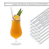 Gastgeschenke für Hochzeit mit individuellen Namen oder Texten graviert 50x 23 cm Personalisierte Glasstrohhalme mit Gravur für Kommunion, Taufe, Abschied, Erzieherin oder Hochzeitsgeschenk