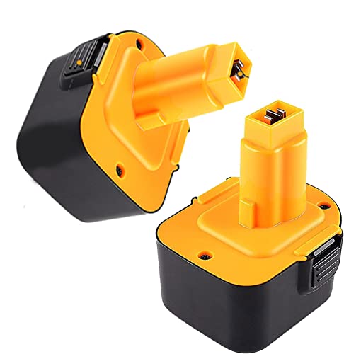 Zuliati Upgraded 3600Mah Ni-Mh Battery Compatible With Dewalt 12V Battery Xrp Dc9071 Dw9072 Dw9071 Dw953 De9037 De9071 De9072 De9074 De9075 397745-01 152250-27 Cordless Power Tools 2 Pack #TOP3