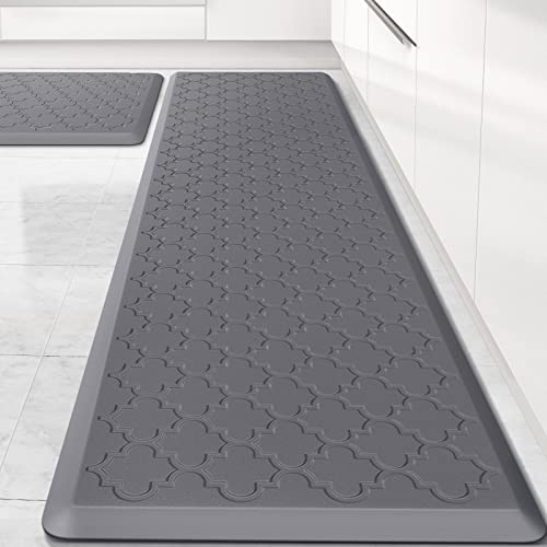 Kitchen Mat [2 PCS] Cushioned Anti-Fatigue Floor Mat,