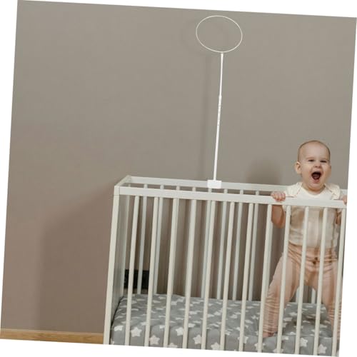 Support de filet de berceau à clipser pour protéger bébé des moustiques sans percer le mur - 5