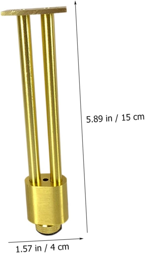 NOLITOY 4pcs Adjustable Aluminum Alloy Bathroom Cabinet Legs, 15cm Brushed Gold Furniture Support Feet for Tv Stands and Cabinets, Adjustable Furniture Legs for Home Use