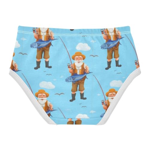 Cute Fisherman Sky Blue Girls Underwear Toddler 2t Cotton Little Girl Panties Stylish Briefs Undies Kids2