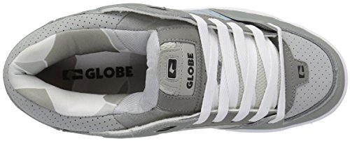 Image of Globe Mens Fusion Skate Shoes, Grey /Grey /Camo, 5 M US