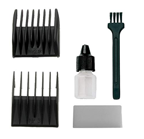 Rotschopf24 EDITION: Moser Tierschermaschine R33 Adjustable + 8 Edelstahl-Aufsteckkämme + Tasche. Made in Germany!