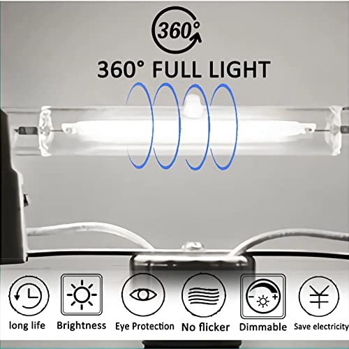 Wangdahua R7S LED 78mm Lampadine Dimmerabili, 10W