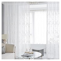 Amazon.com: Homxi Sheer Curtains 2 Panels 2 x 52 W x 96