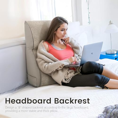 Coussin de lecture compensé contre le mal de dos au lit - 8