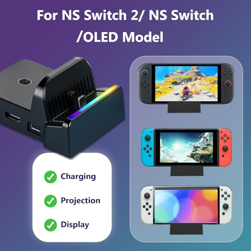 Docking Switch OLED compact pour éviter la surchauffe de la console - 5