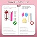 PELCAS Electric Dermaplaning Tool Kit with LED Light, Mini Face Dermaplaning Razor with 6 Replace Blades, Painless 3 Speeds Facial Peach Fuzz, Exfoliation & Hair Removal System for Women BV18-712