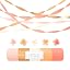 Gold Pink Peach Orange White