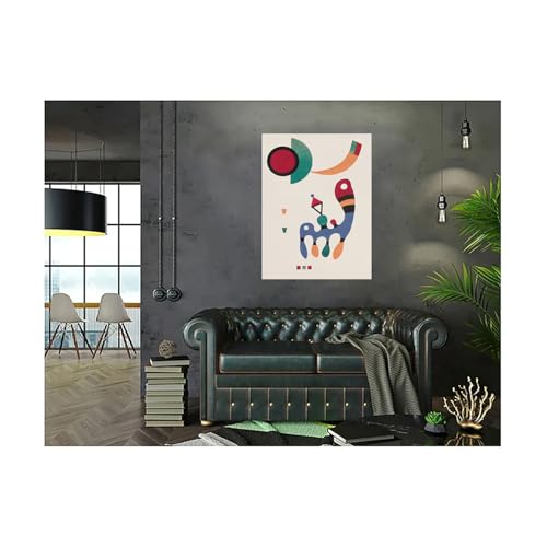 Wassily Kandinsky impression papier poster tableau abstrait 100x75 - 3