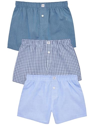 Caleçon tissé garçon NEXT en pur coton - Lot de 3 shorts confortables pour enfant