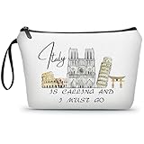 Ariosey Articoli Essenziali Da Viaggio In Italia, Regali Italiani, Regali Per Viaggiatori Internazionali, Borsa Da Viaggio Per Trucco, Regali Da Viaggio Per Donne, Regali A Tema Italiano, Borse - 2