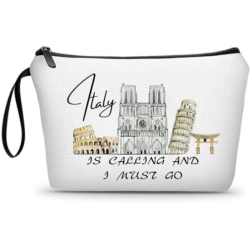 Ariosey Articoli Essenziali Da Viaggio In Italia, Regali Italiani, Regali Per Viaggiatori Internazionali, Borsa Da Viaggio Per Trucco, Regali Da Viaggio Per Donne, Regali A Tema Italiano, Borse