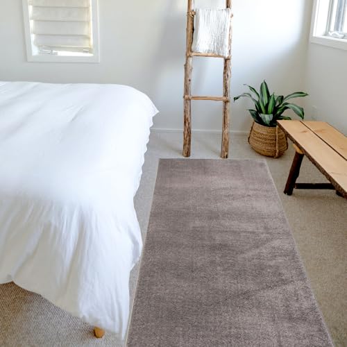 Rugstylesonline CUSEU3001-30IN5FT Custom Size Runner Rug Solid Color Extra Long Runner Rugs For Hallways 30 Inch Wide X Pick Your Size By Feet Slip Skid Resistant Rubber Back Rug Runners thumb #4