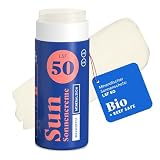 forpeople Sonnencreme Stick LSF 50 (20g) &ndash; Wasserfester Surf Sun Stick mit Zinkoxid &ndash; Mineralische Suncream Creme f&uuml;r Gesicht &ndash; Sonnenschutz Stift f&uuml;r Kinder, Erwachsene & Surfer, vegan