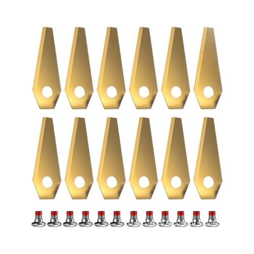 HomeVortex Lames Robot 49x19x0.8mm pour titane Doré Lames Robot 49x19x0.8mm(12pcs)