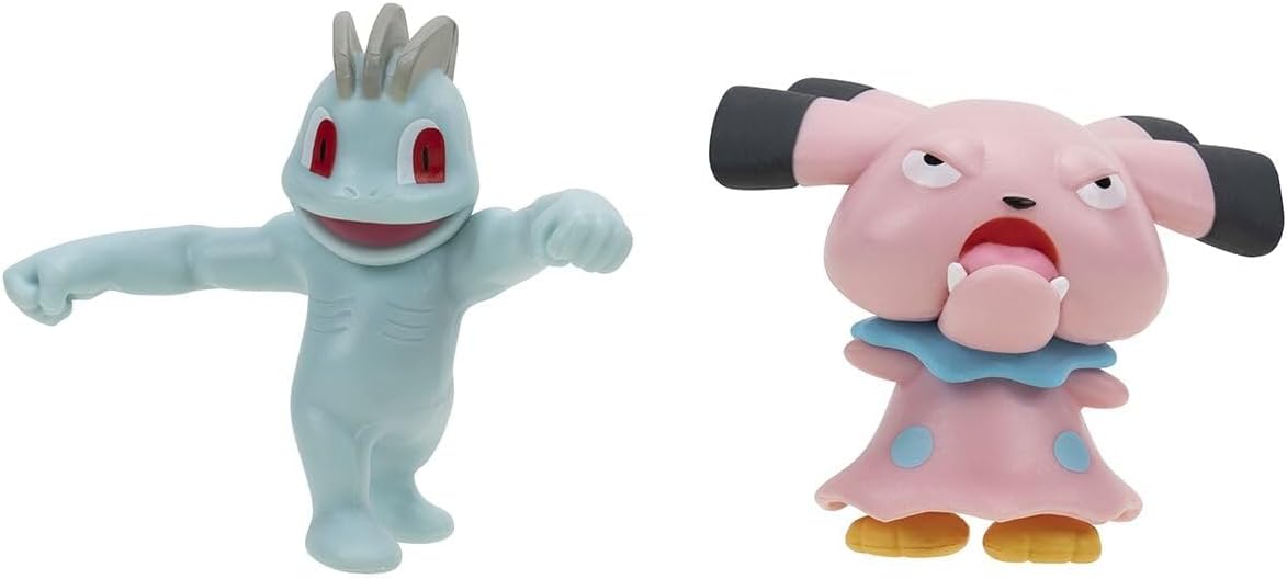 Pokémon Toy Figure Machoc & Snubbull 2023 New 2023 - Officially Licensed Toy