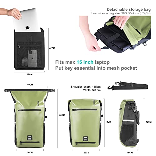 Rhinowalk 22L Waterproof Bike Pannier