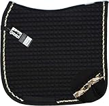  ESKADRON Cotton Schabracke black, einer Multikordel in black/grey/white, Form:Springen