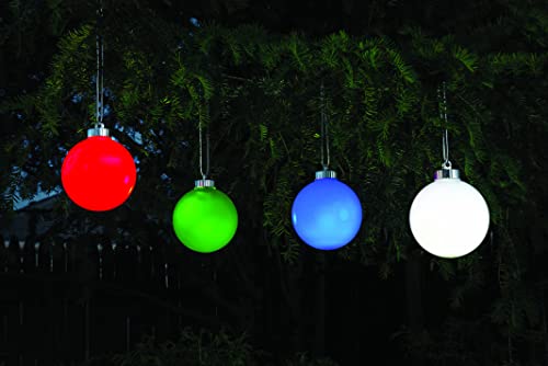 Xodus Innovations Wp500 Battery Powered Hanging Decorative Outdoor Led Pulsing 5" Globe Light, White #TOP4