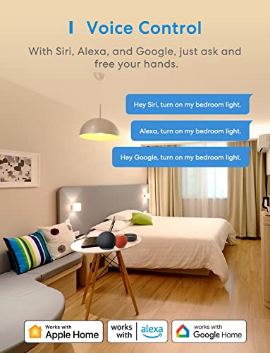 Image of meross 3 Way Smart Dimmer Switch Kit | Supports Apple Home, Alexa, Google Assistant, SmartThings, 2.4GHz Wi-Fi, Neutral Wire Required, Remote Control Schedule