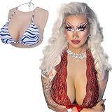 ALZRGORA Silikon Brüste Silikon Brustplatte Fake Brüste Künstliche Brüste C-G Cup für DragQueen Crossdresser Cosplay