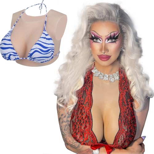 ALZRGORA seno silicone Silicone pettorale Forme di seni falsi Coppa C-G Per Trascina Regina Crossdresser Cosplay